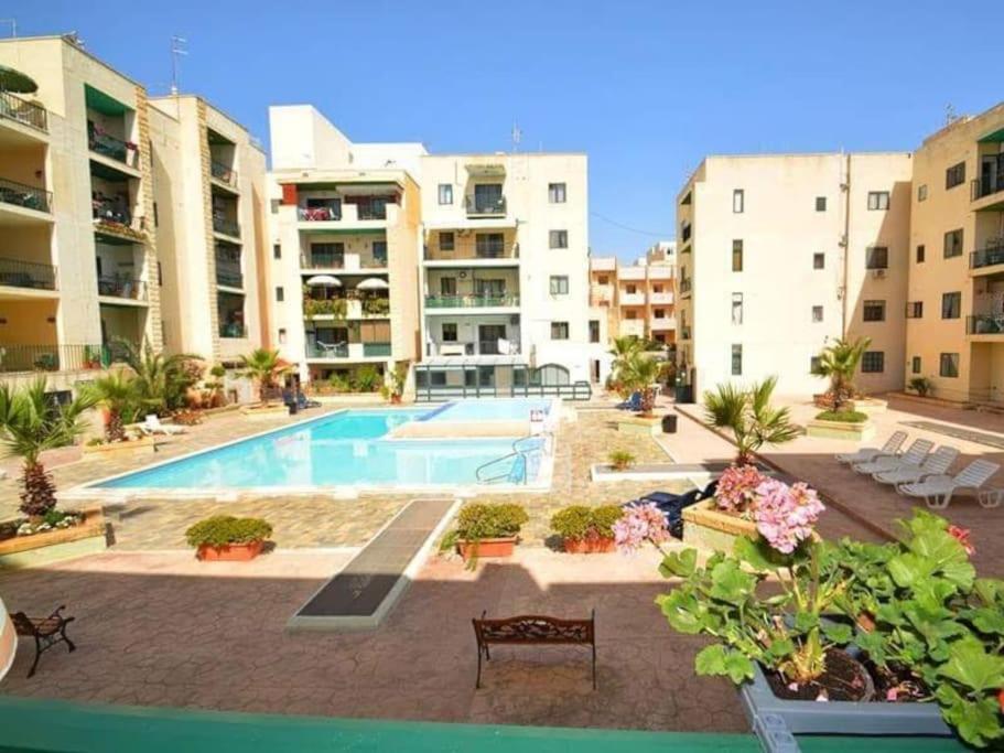 Top Floor Apt With Common Pool Close To All Amenities San Pawl il-Baħar Extérieur photo